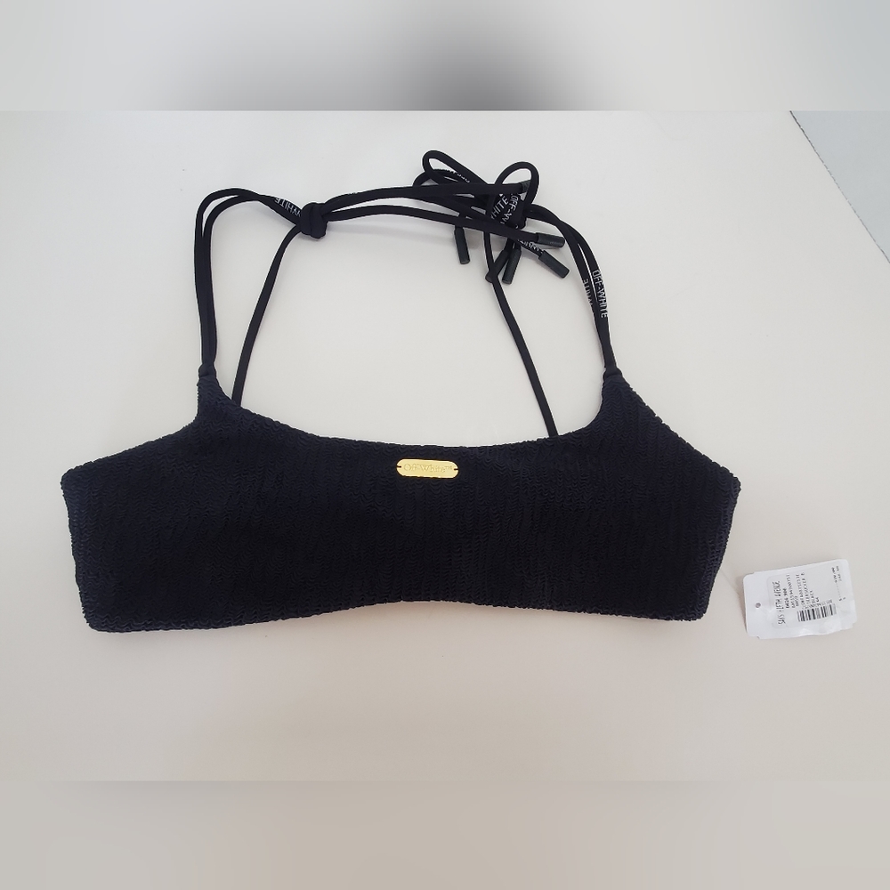 Off white bikini top